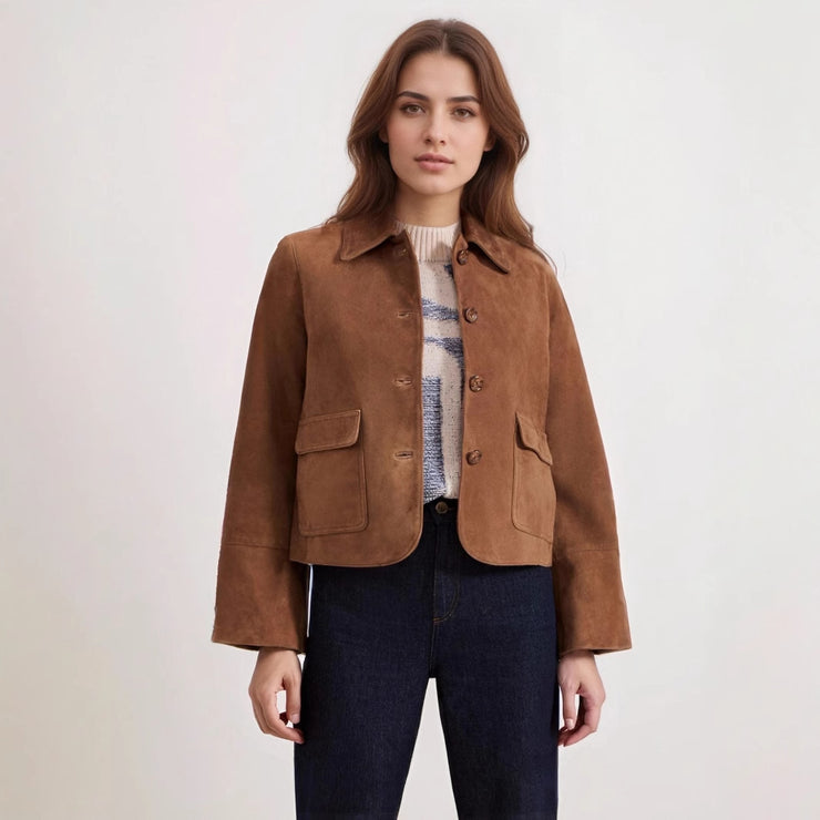Fashion Slim Suede Women&