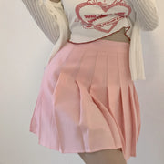 Pleated Skirt, High Waist, Thin Temperament, Short Skirt, Skirt