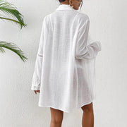 Lace Long-sleeved Beach Sun Protection Women's Loose