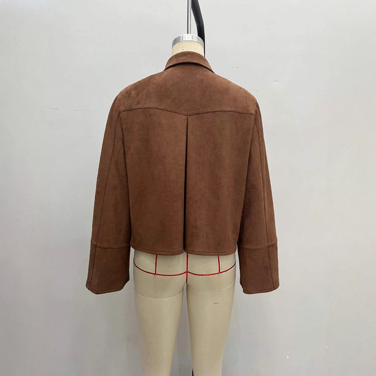 Fashion Slim Suede Women&