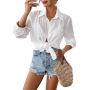 Lace Long-sleeved Beach Sun Protection Women's Loose
