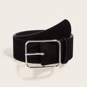 Retro Wide Waist Slimming Dress Elegant American Belt