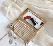 Ins Super Fire Small Bag Dinner Women S Bag New Metal Hollow