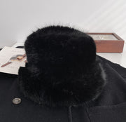 Fashion Women Autumn Winter Plush Bucket Hat
