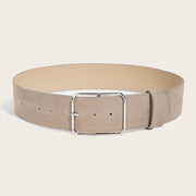 Retro Wide Waist Slimming Dress Elegant American Belt