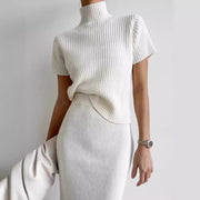 Slit Sheath Skirt Skirt Suit