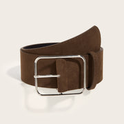 Retro Wide Waist Slimming Dress Elegant American Belt