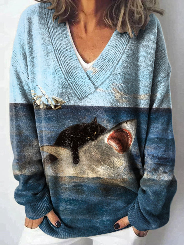 Loose And Lazy Style Soft Glutinous Pullover Women&